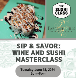 Sip & Savor: Wine and Sushi Masterclass