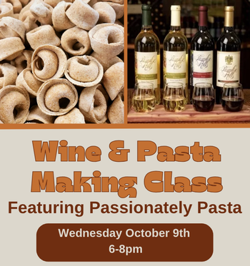 Wine & Pasta Making Class with Passionately Pasta