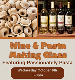 Wine & Pasta Making Class with Passionately Pasta